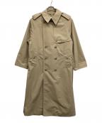 Traditional Weatherwearトラディショナルウェザーウェア）の古着「撥水 ライトウェイトタフタ トレンチ コート」｜ベージュ
