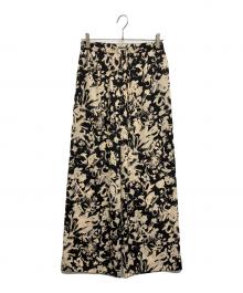 journal standard L'essage（ジャーナルスタンダード レサージュ）の古着「フラワープリントパンツ」｜ブラック