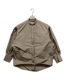 AUBRIOT（オブリオ）の古着「メモリータフタ ブラウス」｜ベージュ