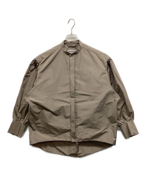 AUBRIOT（オブリオ）AUBRIOT (オブリオ) メモリータフタ ブラウス ベージュ サイズ:2の古着・服飾アイテム