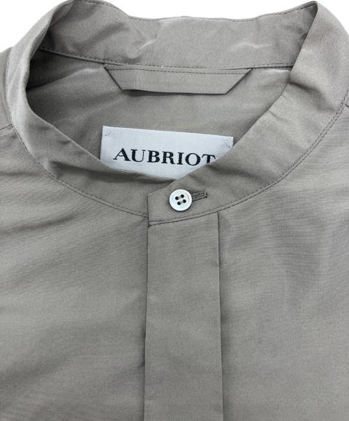 AUBRIOT（オブリオ）AUBRIOT (オブリオ) メモリータフタ ブラウス ベージュ サイズ:2の古着・服飾アイテム