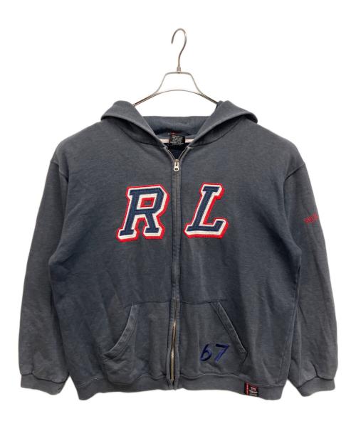 POLO JEANS CO.（ポロジーンズカンパニー）POLO JEANS CO. (ポロジーンズカンパニー) RLワッペンジップパーカー ネイビー サイズ:Lの古着・服飾アイテム