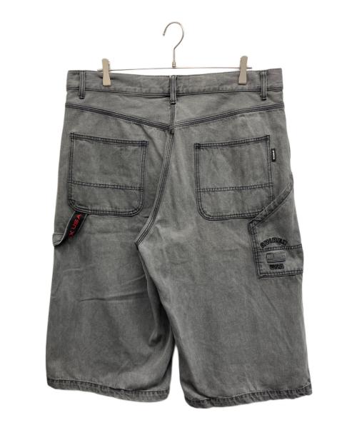 AVIREX（アヴィレックス）AVIREX (アヴィレックス) VARSITY PAINTER SHORTS グレー サイズ:2XLの古着・服飾アイテム