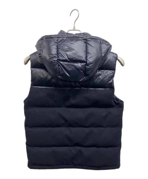 POLO RALPH LAUREN（ポロ・ラルフローレン）POLO RALPH LAUREN (ポロ・ラルフローレン) ウール×ナイロンダウンベスト ネイビー サイズ:Sの古着・服飾アイテム