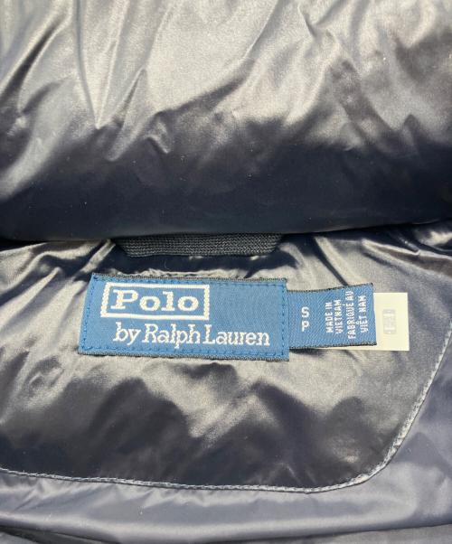 POLO RALPH LAUREN（ポロ・ラルフローレン）POLO RALPH LAUREN (ポロ・ラルフローレン) ウール×ナイロンダウンベスト ネイビー サイズ:Sの古着・服飾アイテム