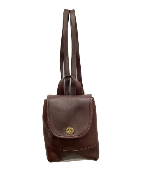 COACH（コーチ）COACH (コーチ) ターンロックリュック ブラウン サイズ:下記参照の古着・服飾アイテム