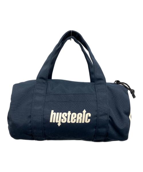 Hysteric Glamour（ヒステリックグラマー）Hysteric Glamour (ヒステリックグラマー) SEE NO EVIL ミニドラムバッグ ネイビーの古着・服飾アイテム