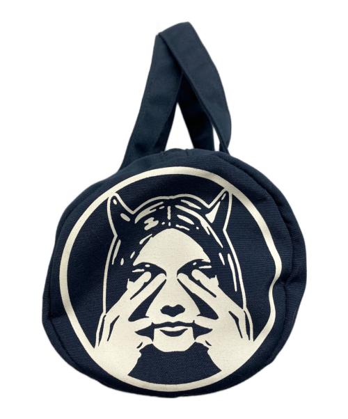 Hysteric Glamour（ヒステリックグラマー）Hysteric Glamour (ヒステリックグラマー) SEE NO EVIL ミニドラムバッグ ネイビーの古着・服飾アイテム