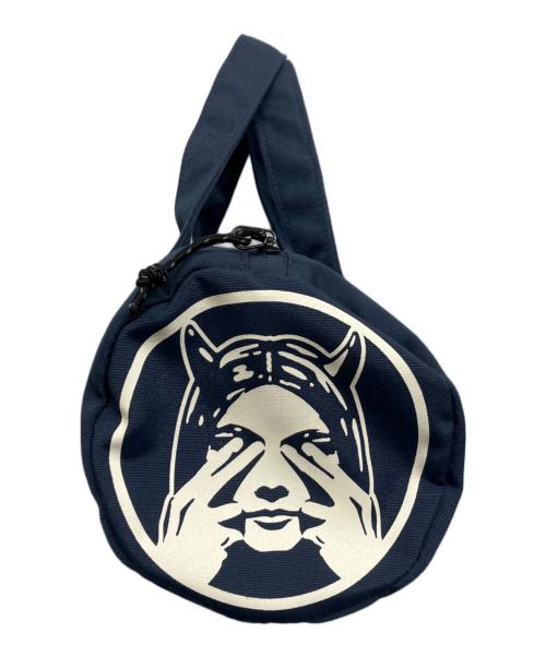Hysteric Glamour（ヒステリックグラマー）Hysteric Glamour (ヒステリックグラマー) SEE NO EVIL ミニドラムバッグ ネイビーの古着・服飾アイテム