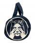 Hysteric Glamour (ヒステリックグラマー) SEE NO EVIL ミニドラムバッグ ネイビー：9000円