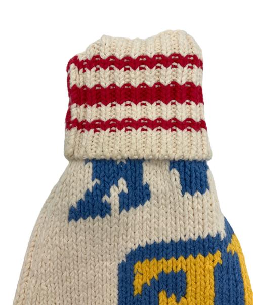 Hysteric Glamour（ヒステリックグラマー）Hysteric Glamour (ヒステリックグラマー) SUPREME (シュプリーム) Logos Zip Up Sweater カウチンニットセーター マルチカラー サイズ:Sの古着・服飾アイテム