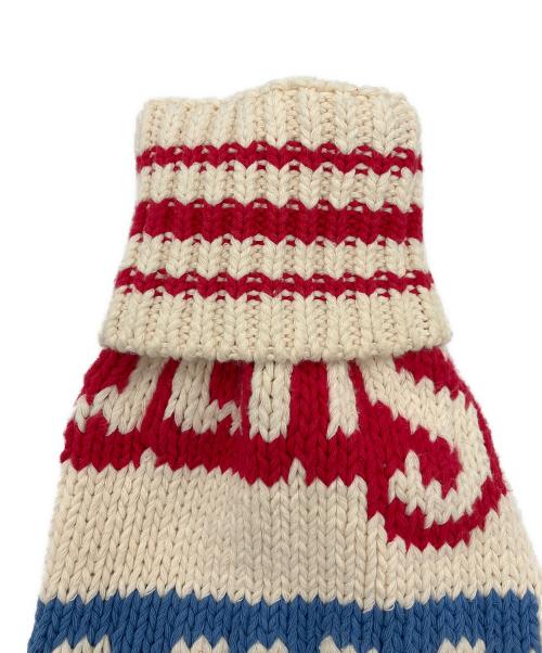 Hysteric Glamour（ヒステリックグラマー）Hysteric Glamour (ヒステリックグラマー) SUPREME (シュプリーム) Logos Zip Up Sweater カウチンニットセーター マルチカラー サイズ:Sの古着・服飾アイテム