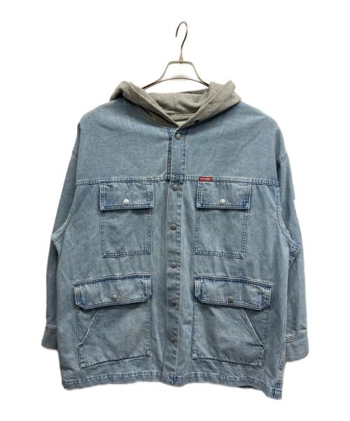 Hysteric Glamour（ヒステリックグラマー）Hysteric Glamour (ヒステリックグラマー) DOPEオーバーサイズカバーオール ブルー サイズ:Freeの古着・服飾アイテム