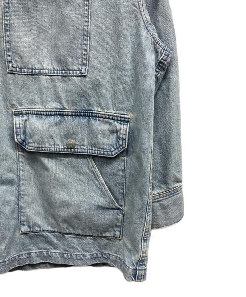 Hysteric Glamour（ヒステリックグラマー）Hysteric Glamour (ヒステリックグラマー) DOPEオーバーサイズカバーオール ブルー サイズ:Freeの古着・服飾アイテム