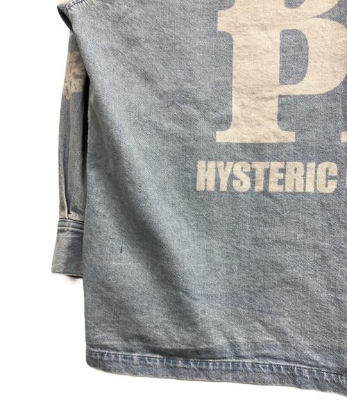 Hysteric Glamour（ヒステリックグラマー）Hysteric Glamour (ヒステリックグラマー) DOPEオーバーサイズカバーオール ブルー サイズ:Freeの古着・服飾アイテム