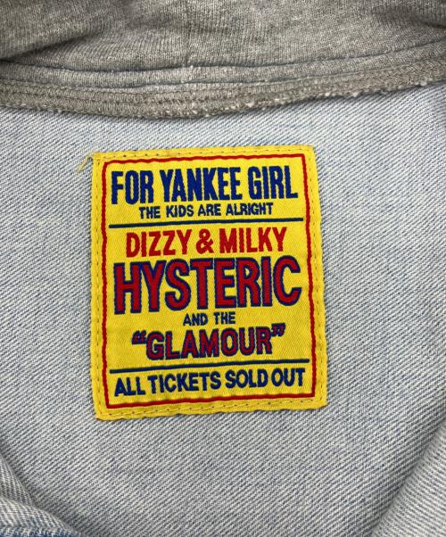 Hysteric Glamour（ヒステリックグラマー）Hysteric Glamour (ヒステリックグラマー) DOPEオーバーサイズカバーオール ブルー サイズ:Freeの古着・服飾アイテム