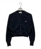 LACOSTE×BEAMS BOYラコステ×ビームスボーイ）の古着「別注ニットカーディガン」｜ブラック