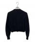 LACOSTE (ラコステ) BEAMS BOY (ビームスボーイ) 別注ニットカーディガン ブラック サイズ:38：5000円