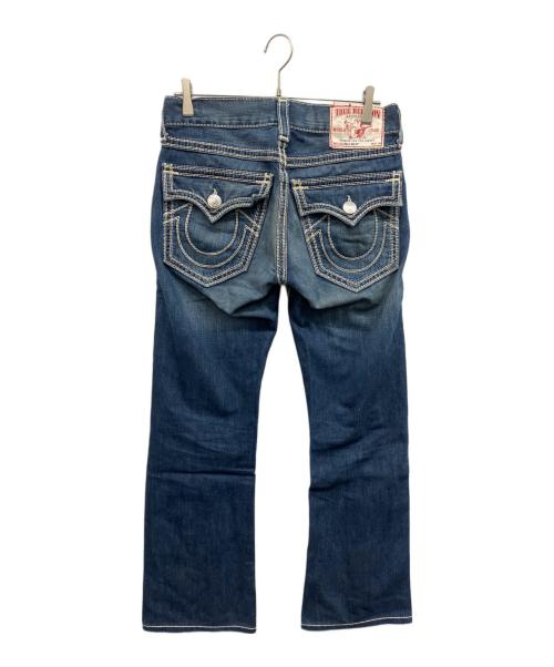 TRUE RELIGION（トゥルー レリジョン）TRUE RELIGION (トゥルー レリジョン) BILLY BIG QTブーツカットデニム インディゴ サイズ:71cmの古着・服飾アイテム