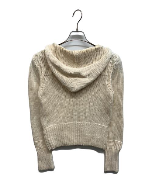 RALPH LAUREN SPORT（ラルフローレン スポーツ）RALPH LAUREN SPORT (ラルフローレン スポーツ) コットンニットジップパーカー アイボリー サイズ:Mの古着・服飾アイテム