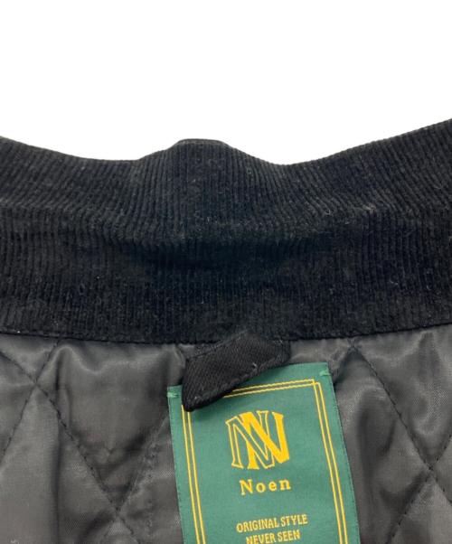 Noen（ノエン）NOEN (ノエン) 襟コーデュロイパテッドジャケット ブラック サイズ:Freeの古着・服飾アイテム