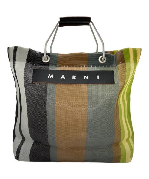 MARNI（マルニ）MARNI (マルニ) マーケットトートバッグ グリーン サイズ:下記参照の古着・服飾アイテム