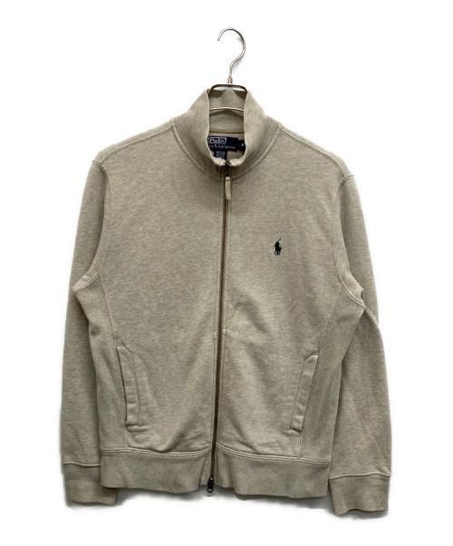 POLO RALPH LAUREN（ポロ・ラルフローレン）POLO RALPH LAUREN (ポロ・ラルフローレン) ダブルジップスウェットブルゾン グレー サイズ:Mの古着・服飾アイテム