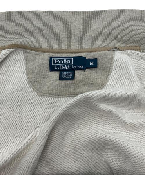 POLO RALPH LAUREN（ポロ・ラルフローレン）POLO RALPH LAUREN (ポロ・ラルフローレン) ダブルジップスウェットブルゾン グレー サイズ:Mの古着・服飾アイテム