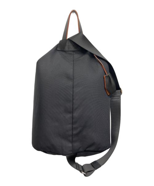 hALON（アーロン）hALON (アーロン) halon　ボンサック バッグ ブラックの古着・服飾アイテム