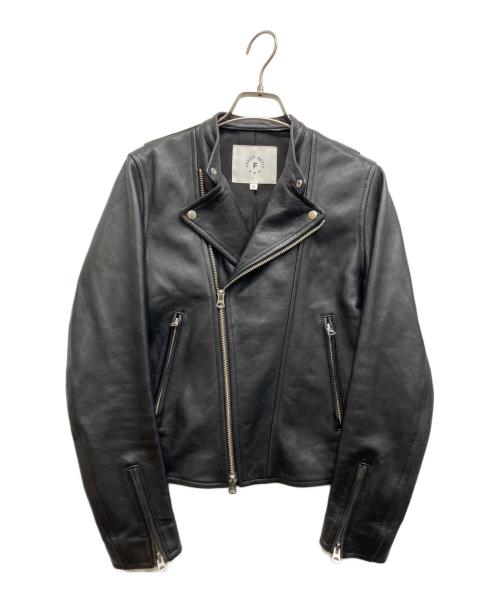 fredy repit（フレディ レピ）fredy repit (フレディ レピ) ラムレザーライダースジャケット ブラック サイズ:38の古着・服飾アイテム