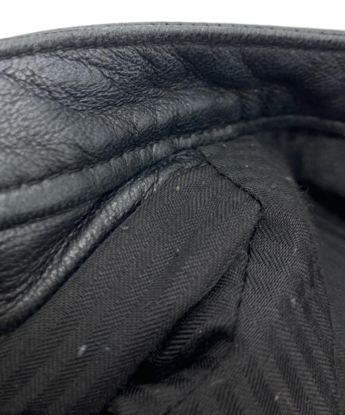 fredy repit（フレディ レピ）fredy repit (フレディ レピ) ラムレザーライダースジャケット ブラック サイズ:38の古着・服飾アイテム