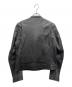 fredy repit (フレディ レピ) ラムレザーライダースジャケット ブラック サイズ:38：4000円