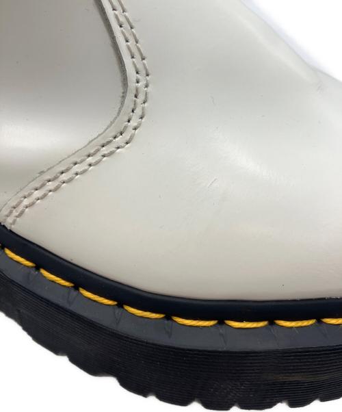Dr.Martens（ドクターマーチン）Dr.Martens (ドクターマーチン) QUAD チェルシーブーツ ホワイト サイズ:UK 3の古着・服飾アイテム