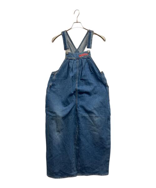 Hysteric Glamour（ヒステリックグラマー）Hysteric Glamour (ヒステリックグラマー) ロゴ刺繍 デニムオールインワン インディゴ サイズ:Sの古着・服飾アイテム