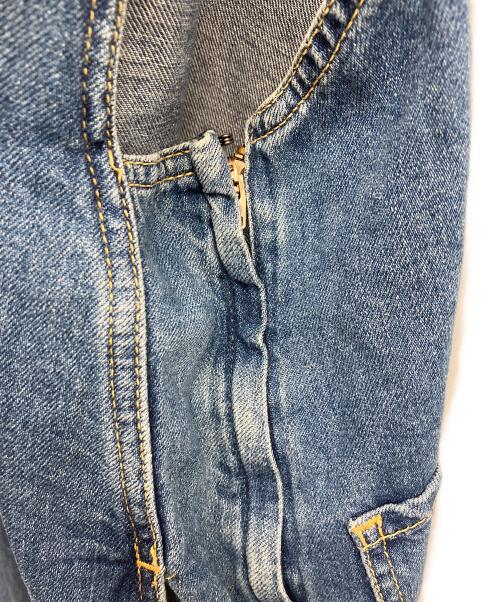 Hysteric Glamour（ヒステリックグラマー）Hysteric Glamour (ヒステリックグラマー) ロゴ刺繍 デニムオールインワン インディゴ サイズ:Sの古着・服飾アイテム