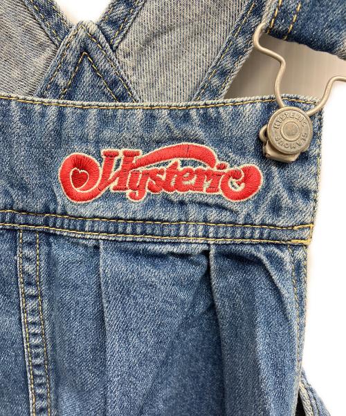 Hysteric Glamour（ヒステリックグラマー）Hysteric Glamour (ヒステリックグラマー) ロゴ刺繍 デニムオールインワン インディゴ サイズ:Sの古着・服飾アイテム