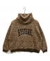 Hysteric Glamour（ヒステリックグラマー）の古着「VARSITY LOGO刺繍 オフタートルプルオーバー」｜ブラウン