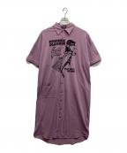 Hysteric Glamourヒステリックグラマー）の古着「NIGHT GAMES ロングワンピース」｜パープル
