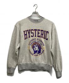 Hysteric Glamour（ヒステリックグラマー）の古着「HG ACADEMY スウェット」｜グレー