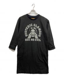 Hysteric Glamour（ヒステリックグラマー）の古着「SEE NO EVIL プルオーバーワンピース」｜ブラック