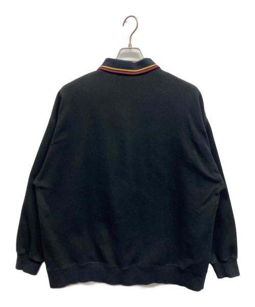 FRED PERRY（フレッドペリー）FRED PERRY (フレッドペリー) BEAMS (ビームス) 別注 Logo Embroidery L/S Polo ブラック サイズ:Mの古着・服飾アイテム
