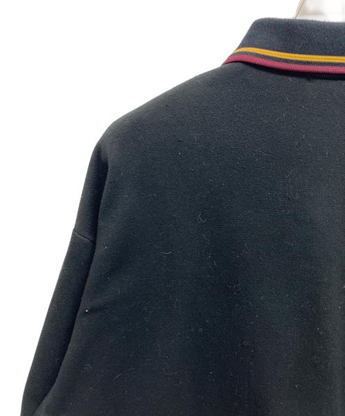 FRED PERRY（フレッドペリー）FRED PERRY (フレッドペリー) BEAMS (ビームス) 別注 Logo Embroidery L/S Polo ブラック サイズ:Mの古着・服飾アイテム
