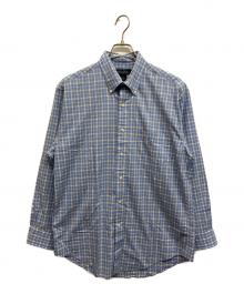 BROOKS BROTHERS（ブルックスブラザーズ）の古着「チェックBDシャツ」｜ブルー