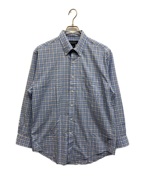 BROOKS BROTHERS（ブルックスブラザーズ）BROOKS BROTHERS (ブルックスブラザーズ) チェックBDシャツ ブルー サイズ:Mの古着・服飾アイテム