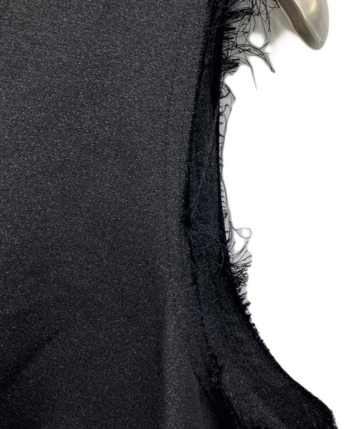 COMME des GARCONS（コムデギャルソン）COMME des GARCONS (コムデギャルソン) カットオフノースリーブワンピース ブラック サイズ:Sの古着・服飾アイテム