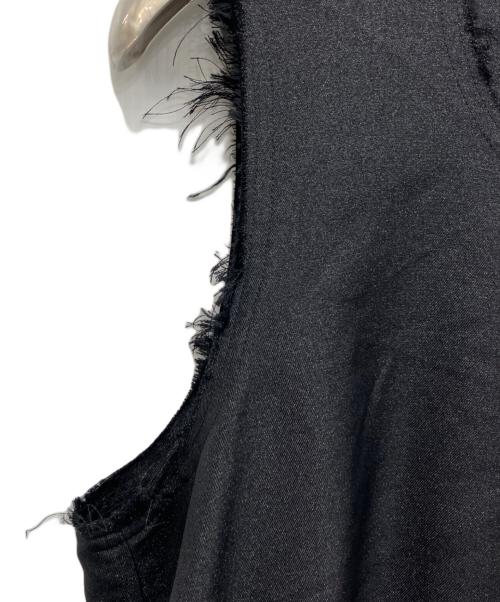 COMME des GARCONS（コムデギャルソン）COMME des GARCONS (コムデギャルソン) カットオフノースリーブワンピース ブラック サイズ:Sの古着・服飾アイテム