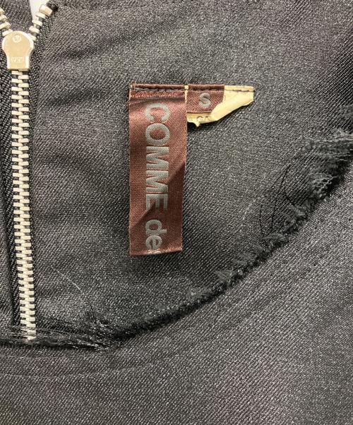 COMME des GARCONS（コムデギャルソン）COMME des GARCONS (コムデギャルソン) カットオフノースリーブワンピース ブラック サイズ:Sの古着・服飾アイテム