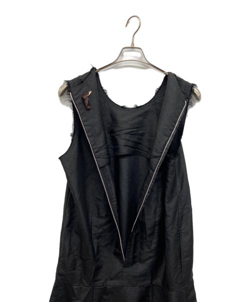 COMME des GARCONS（コムデギャルソン）COMME des GARCONS (コムデギャルソン) カットオフノースリーブワンピース ブラック サイズ:Sの古着・服飾アイテム