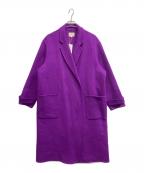 SEZANEセザンヌ）の古着「SEZANE　セザンヌ　Mederick Coat」｜パープル
