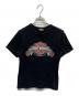 HARLEY-DAVIDSON（ハーレーダビッドソン）の古着「ラメプリントTシャツ」｜ブラック